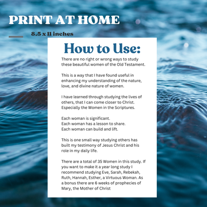 Women in the Old Testament Study Guide